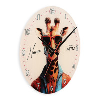 Detské nástenné hodiny MPM Raff - béžová 4598.13, 30cm
